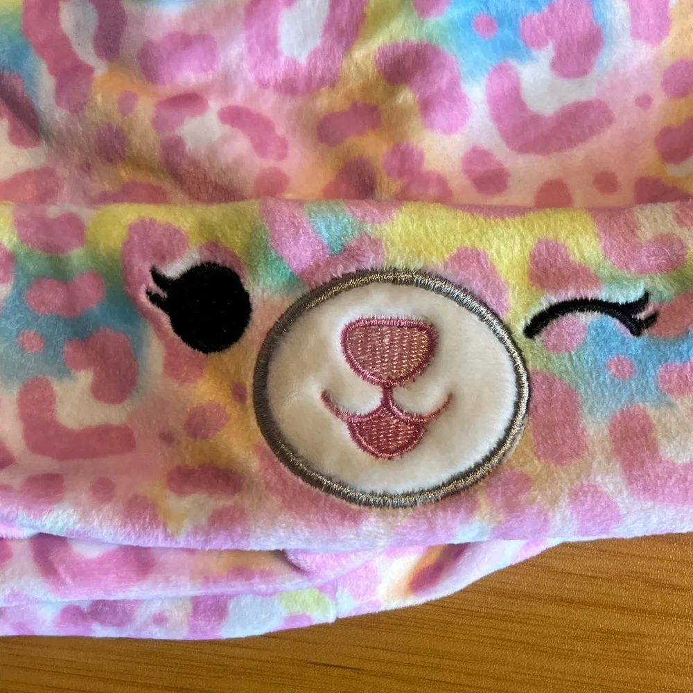 Squishmallows Meet Michaela Multicolor Bear Hat, Gloves, and mittens 3 piece Set - Picture 10 of 12